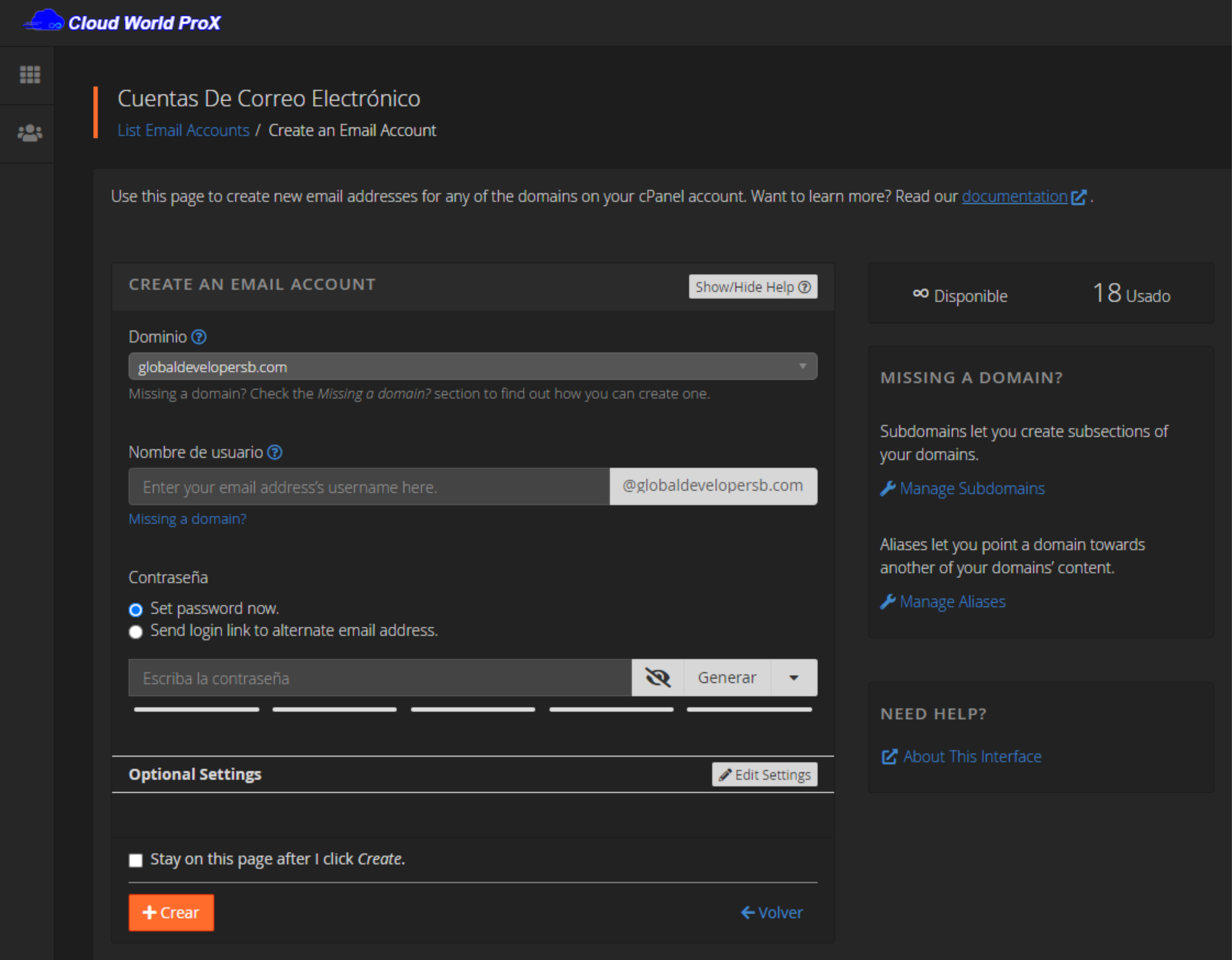 crear correo corporativo final
